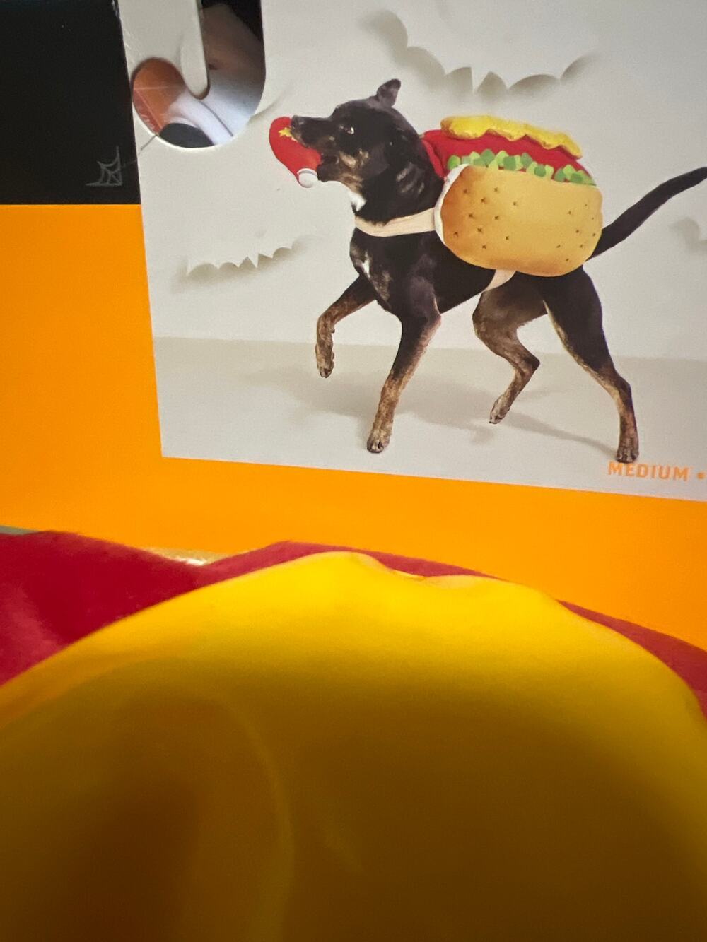 Target Hyde & Eek! Medium M Pet Hot Dog Halloween Costume New